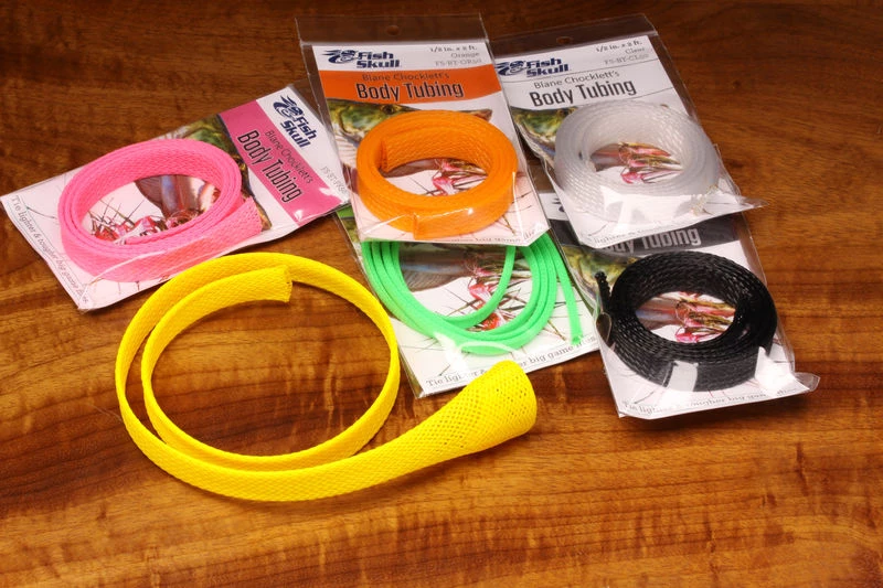 Hareline Dubbin 1/2 Inch Fish Skull Chocklett's Body Tubing Chenille, Braid & Body Materials 2 Hareline Dubbin 1/2 Inch Fish Skull Chocklett's Body Tubing Chenille, Braid & Body Materials