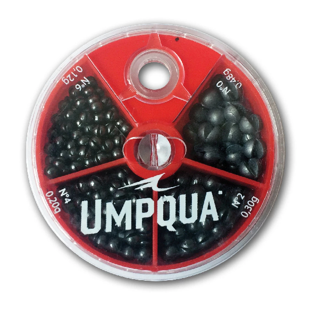Umpqua Feather Merchants Umpqua 4-Way Split Shot Dispenser Tools & Accessories 1 Umpqua Feather Merchants Umpqua 4-Way Split Shot Dispenser Tools & Accessories