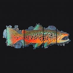 DeYoung Studio Gifts & Accessories DeYoung 4 Panel Brown Decal