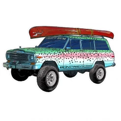 Boneyard Fly Gear Gifts & Accessories Boneyard Trout Bum Decal