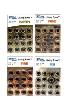 Hareline Dubbin Fish Skull Living Eyes Beads, Cones & Eyes 6 Hareline Dubbin Fish Skull Living Eyes Beads, Cones & Eyes