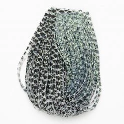 Hareline Dubbin Chenille, Braid & Body Materials Barred Crazy Legs