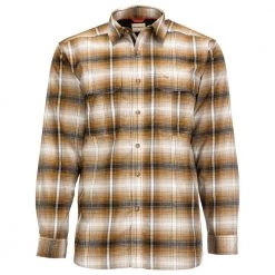 Simms Fishing Shirts & Sweatshirts Simms Coldweather Shirt Dark Bronze