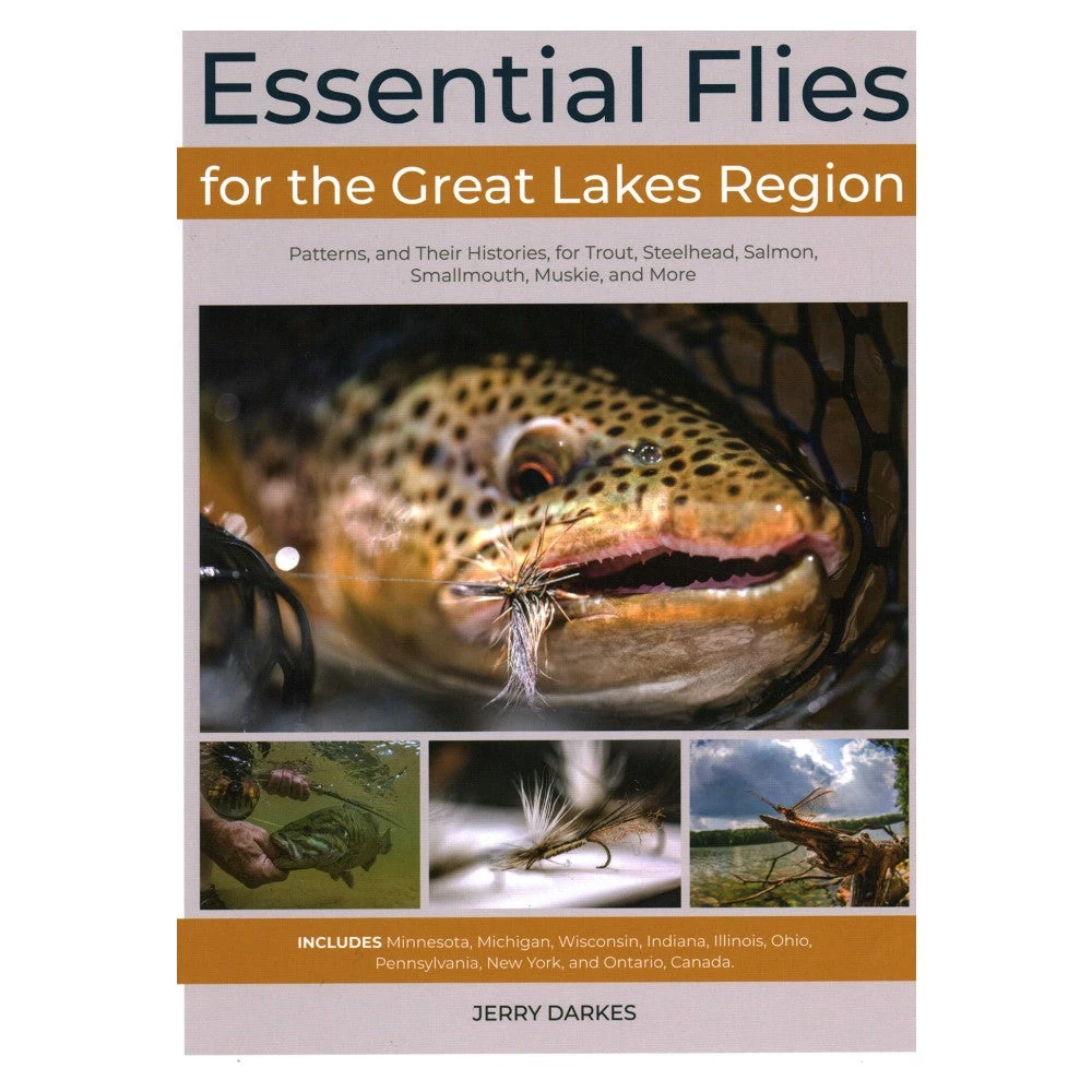 Angler's Book Supply Essential Flies For The Great Lakes Region By Jerry Darkes Books & DVDs 1 Angler's Book Supply Essential Flies For The Great Lakes Region By Jerry Darkes Books & DVDs