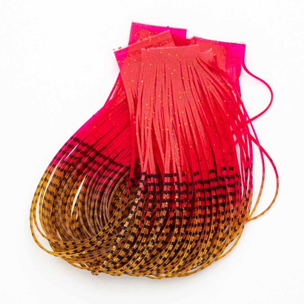 Wapsi Fly Fire Tipped Sili Legs Chenille, Braid & Body Materials 15 Wapsi Fly Fire Tipped Sili Legs Chenille, Braid & Body Materials