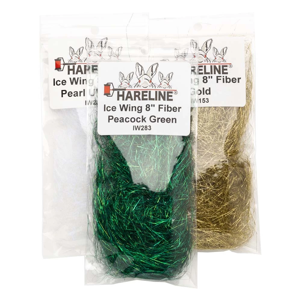 Hareline Dubbin Ice Wing Fiber Chenille, Braid & Body Materials 1 Hareline Dubbin Ice Wing Fiber Chenille, Braid & Body Materials