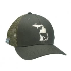 Rep Your Water Michigan Trout Trucker Headwear
