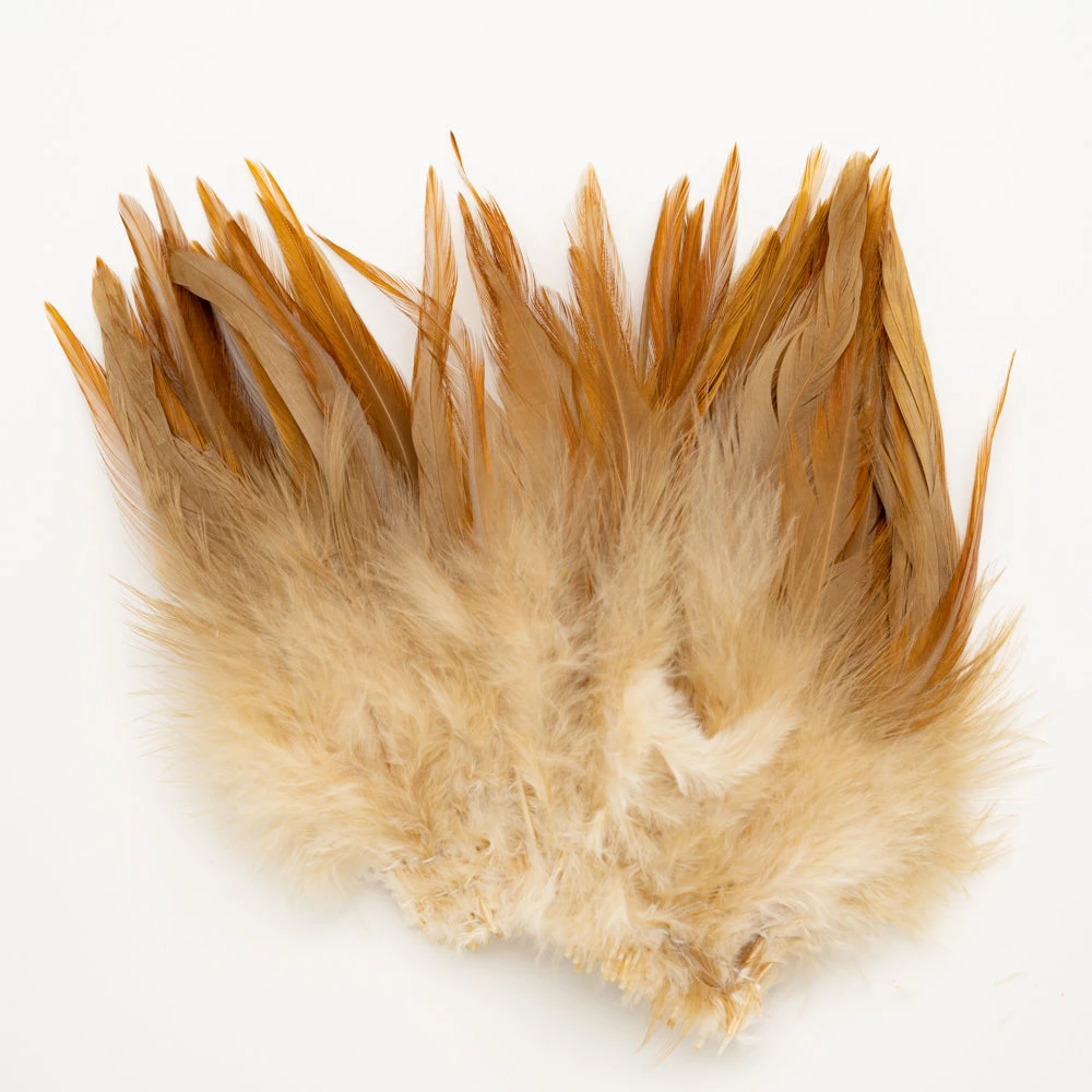 Wapsi Fly Strung Natural Rooster Saddles Feathers & Hackle 5 Wapsi Fly Strung Natural Rooster Saddles Feathers & Hackle