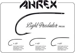 Hareline Dubbin Ahrex PR350 Light Predator Hooks & Shanks