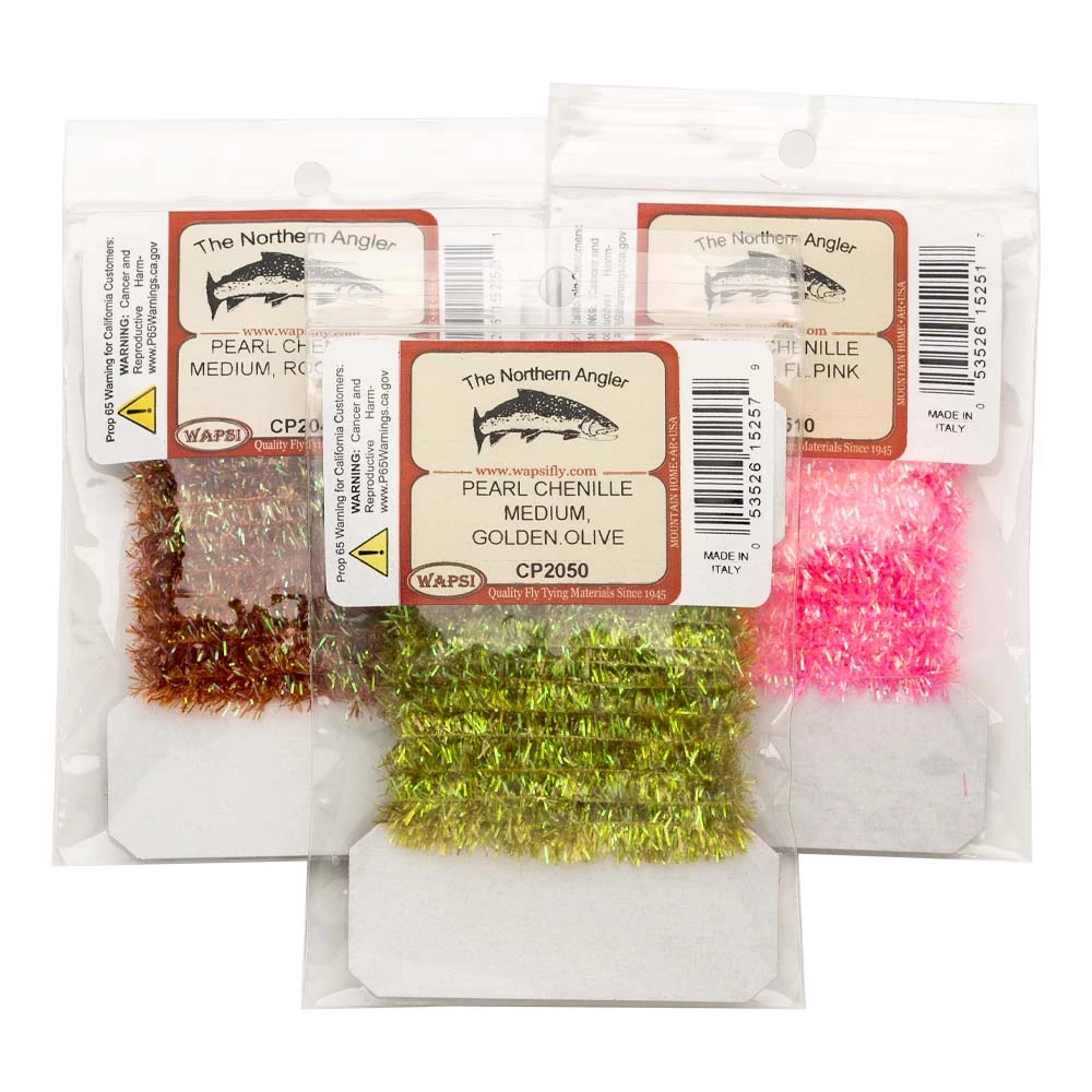 Wapsi Fly Pearl Chenille 1 Wapsi Fly Pearl Chenille