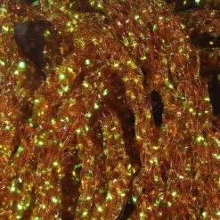 Hareline Dubbin Chenille, Braid & Body Materials Dyed Pearl Diamond Braid