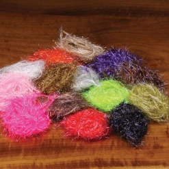Hareline Dubbin Medium UV Polar Chenille Chenille, Braid & Body Materials
