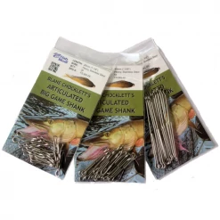 Hareline Dubbin Fish-Skull Big Game Shanks Hooks & Shanks