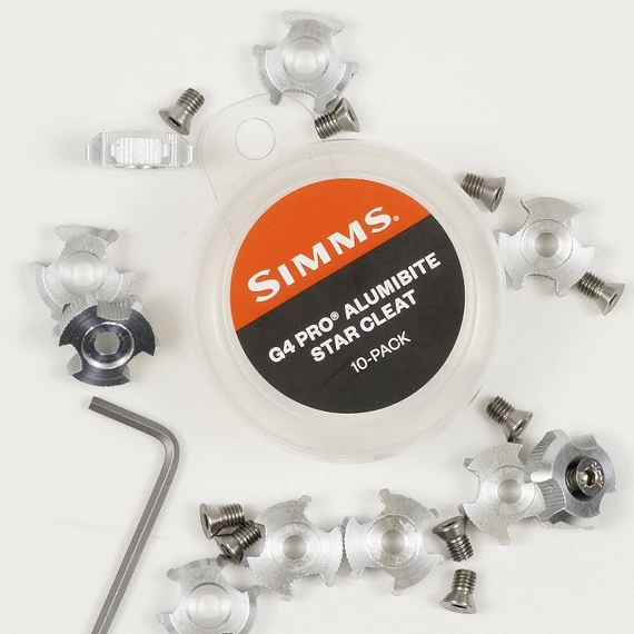 Simms Fishing Simms G4 Pro Alumibite Star Cleat 2 Simms Fishing Simms G4 Pro Alumibite Star Cleat