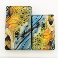 New Phase Lightweight Foam Trout Print Fly Boxes Tools & Accessories