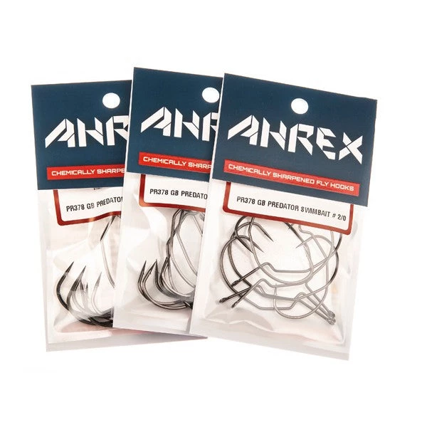 Hareline Dubbin Ahrex PR378 Predator Swimbait Hook Hooks & Shanks 1 Hareline Dubbin Ahrex PR378 Predator Swimbait Hook Hooks & Shanks