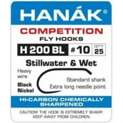 Nature's Spirit Hooks & Shanks Hanak H-200-BL Stillwater & Wet