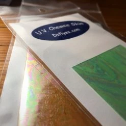 Hareline Dubbin Chenille, Braid & Body Materials UV Chewee Skin