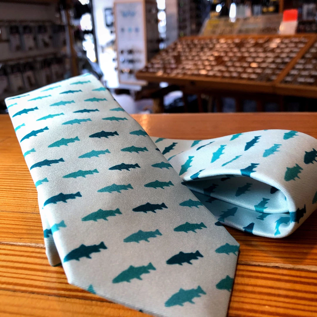 Rep Your Water Trout Country Necktie 1 Rep Your Water Trout Country Necktie