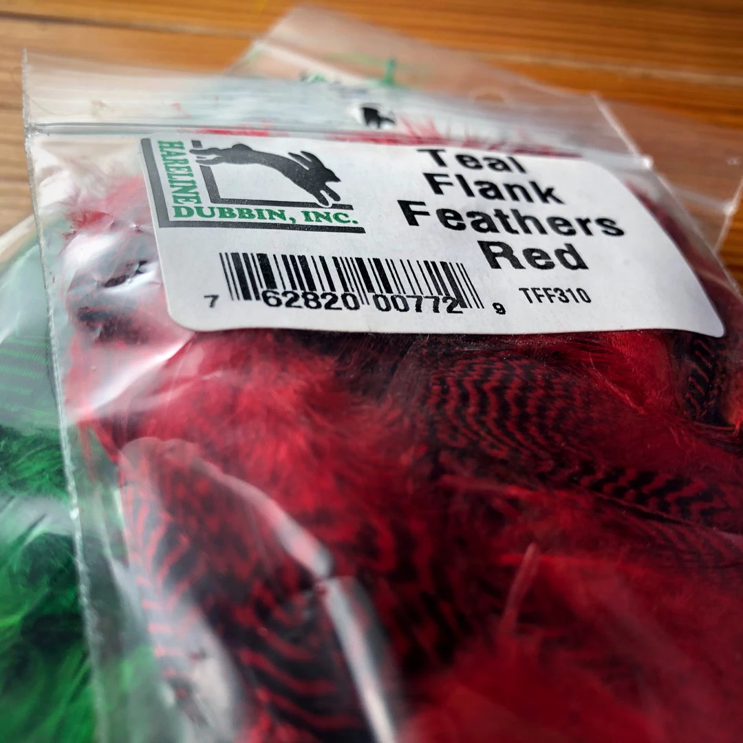 Hareline Dubbin Teal Flank Feathers Feathers & Hackle 1 Hareline Dubbin Teal Flank Feathers Feathers & Hackle