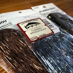 Wapsi Fly Speckled Flashabou Chenille, Braid & Body Materials