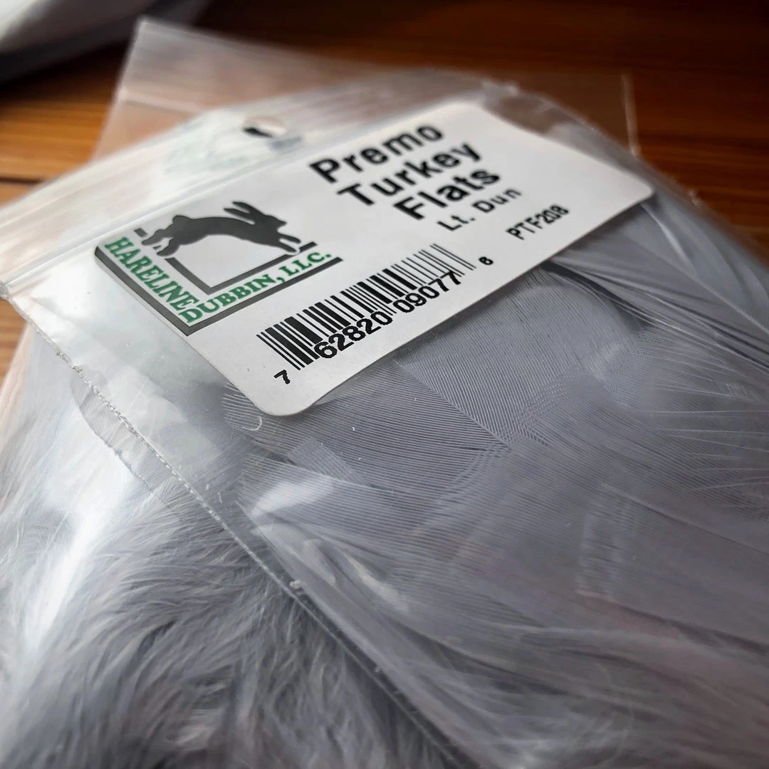 Hareline Dubbin Premo Turkey Flats Feathers & Hackle 1 Hareline Dubbin Premo Turkey Flats Feathers & Hackle