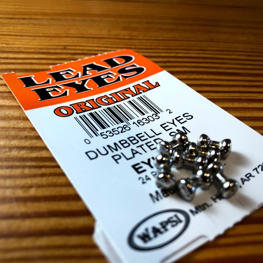 Wapsi Fly Plated Dumbbell Eyes 1 Wapsi Fly Plated Dumbbell Eyes