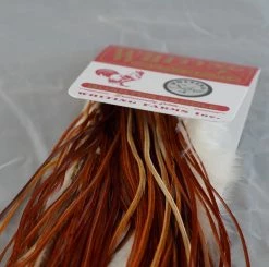 Nature's Spirit Feathers & Hackle Whiting Midge Silver 1/4 Saddles